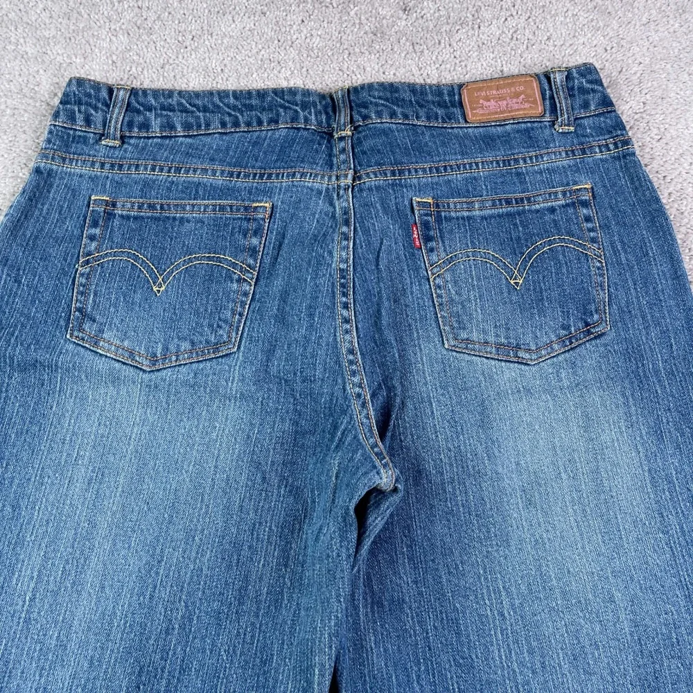 Levis Jeans Juniors‎ 18 Blue 517 Stretch Flare Stretch Denim Retro Y2K Boho